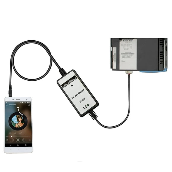 Adaptador AUX Yomikoo Car Audio, cable AUX de 3,5 mm para Honda