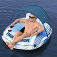 thumbnail image 4 of Hydro-Force Rapid Rider Canopy Tube 54" x 54"| Durable Inflate-Shield Material | UV Sun Protection | Built-in Cup Holder | Heavy Duty Handles. Ultimate Water Fun, 4 of 8