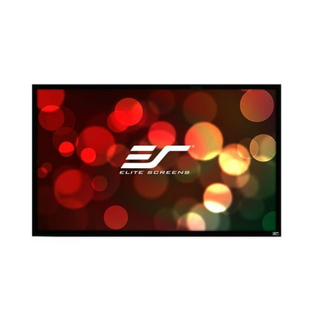 Projector Screen With Frame Elite Screens ezFrame 2 Series, 200-inch Diagonal 16:9, Fixed Frame Home Theater Projection Screen, Model: R200WH2 ()