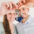 thumbnail image 7 of Heart Shaped Keychain, Staron Colorful Alloy Resin Heart Keychain Pendant, Personalized Valentine's Day Gift for Women Men with Key Bag, 7 of 7