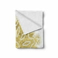 thumbnail image 2 of Mandala Soft Flannel Fleece Blanket, Vibrant Oriental Motif in Modern Design Geometric Eastern Moroccan Royal, Cozy Plush for Indoor and Outdoor Use, 50" x 70", Pale Yellow and White, by Ambesonne, 2 of 6