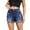 O-Bleu Foncé, variante sur 2025 Shorts pour Femmes, Robe Courte Décontractée Unie pour Femmes, Shorts à Cordon avec Poches, Shorts en Jean Élégants, Tissage Uni, Shorts de Plage, Shorts de Cycliste pour Femmes