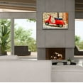thumbnail image 4 of Epic Graffiti 'Vespa Rossa' by IMB, Canvas Wall Art, 40"x26", 4 of 8