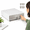 White and Stainless Steel-13" - 4 Bill 5 Coin, variant on 16" Manual Push Open Register Drawer For Point Of Sale (pos) System - White And Stainless Steel Front Touch Panel Durable With Rem