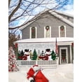 thumbnail image 5 of Garage Door Banner Cover 6 x 13 ft, Christmas Plaid Snowman Xmas Tree Christmas Garage Door Decorations Holiday Christmas Backdrop Decor for Winter New Year Xmas Party, 5 of 6