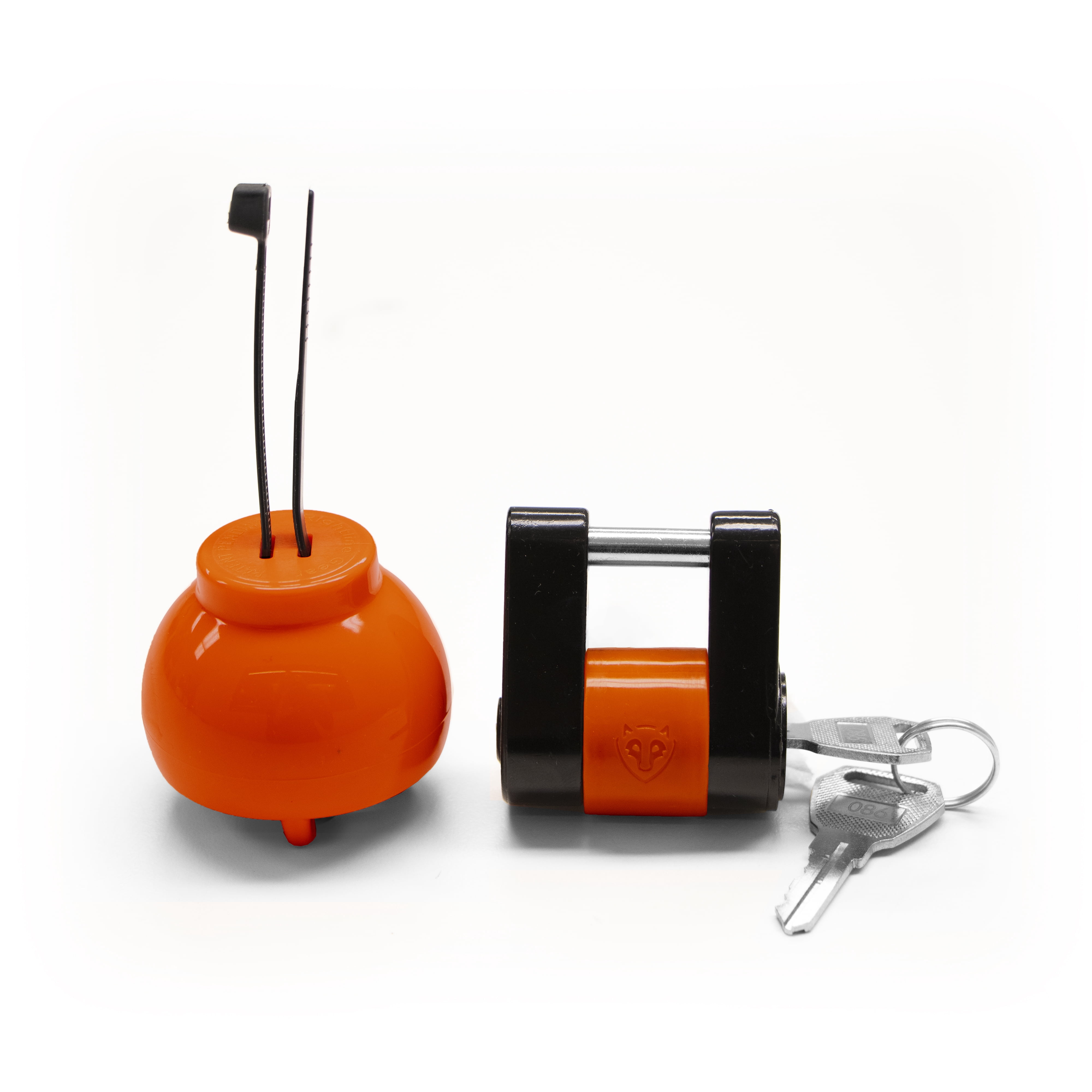 Rightline Gear Anti-Theft Trailer Coupler Ball and Lock, 100T12