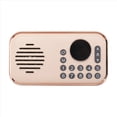 thumbnail image 1 of Radio FM Portátil Recargable Pequeño Altavoz Bluetooth Inalámbrico Sonido Estéreo Envolvente USB Radios Vintage Color Crema, 1 of 5