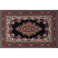 thumbnail image 1 of Ahgly Company Machine Washable Indoor Rectangle Traditional Dark Scarlet Red Area Rugs, 8' x 10', 1 of 7
