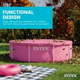 thumbnail image 5 of INTEX 10 Foot Round Easy Set Outdoor Backyard Swimming Pool Cover, Pink, 5 of 6