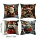 thumbnail image 3 of Fundas de Almohada Navideñas de 45X45 Cm | Fundas Decorativas | Tela Suave | Cremallera Oculta | Diseños Festivos | Juego de 4 Fundas de Almohada, 3 of 6