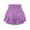 Purple, variant on VUPSGEZ Women's Bead Skirt Skirt Stretch Solid Color Pleated Skirt (Dark Blue,L)