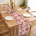 thumbnail image 3 of Valentine's Day Table Runner - 70 Inch Long, Kitchen Dining Table Runner Dresser Scarves, Watercolor Love Heart Romantic Me You Beige Farmhouse Decor for Coffee Tables Wedding Party Banquet, 3 of 8
