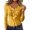 Yellow, variant on Button-Down Collar Knit Sweater for Women – Long Sleeve Pullover Tunic Top, Soft Lightweight Cozy Casual Blouse, Versatile Winter Comfortable Basic
