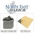 thumbnail image 4 of NEH Outdoor Garden Water Fountain Cover - 37" D x 70" H - Breathable Material, Sunray Protected, and Weather Resistant Storage Cover, Gray with Black Hem, 4 of 5