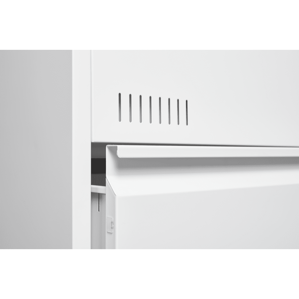 2/3 Drawer Locking Lateral File Cabinet White Metal Storage for Legal/Letter/A4/F4 Files