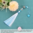 thumbnail image 4 of Uxcell Pendants with Tassels, 2 Pcs Classic Bells Tassel Pendant 25cm/9.84inch, Light Blue, 4 of 5