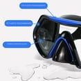 thumbnail image 2 of Snorkeling Set: Adjustable Mask, Dry Top Snorkel & Fins For Ultimate Comfort! Green S/M, 2 of 10