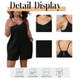 thumbnail image 6 of Cuteduck Women's Plus-size Casual Summer Halter Rompers Shorts Jumpsuit with Pockets 1X-4X, 6 of 10