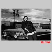 Men's Boyz n the Hood Black And White Doughboy Pose Pull Over Hoodie