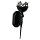thumbnail image 5 of Candelabros de pared para velas de té, candelabros rústicos para interiores, fiestas, salas de estar, repisas y comedores. Negro, 5 of 8