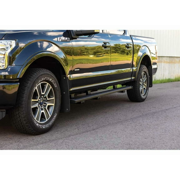 LUVERNE 415078-400922 Grip Step Black Aluminum 78" Truck Running Boards Fits select: 2004-2014 FORD F150