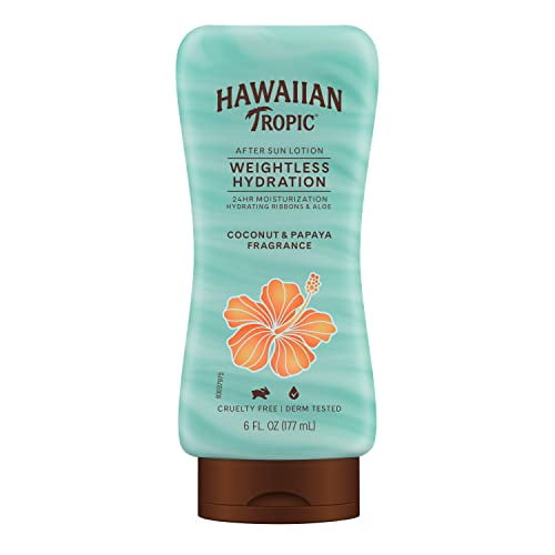 Efternavn Milliard pålægge Hawaiian Tropic Silk Hydration Weightless After Sun Gel Lotion With  Hydrating Aloe And Gel Ribbons, 6 Ounce - Walmart.com
