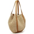 thumbnail image 4 of Straw Bags for Women Summer Beach Woven Tote Hobo Handbag Casual Straw Shoulder Bags for Travel Vocation, 4 of 8