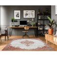thumbnail image 2 of Ladole Rugs Highland Terracotta Cream Indoor/Outdoor Area Rug 5'3" x 7'6", 2 of 6