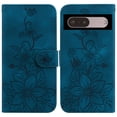 thumbnail image 2 of Compatible with Google Pixel 7 Embossed Lily Wallet Case with Card Holder PU Leather Flip Cover, 2 of 5