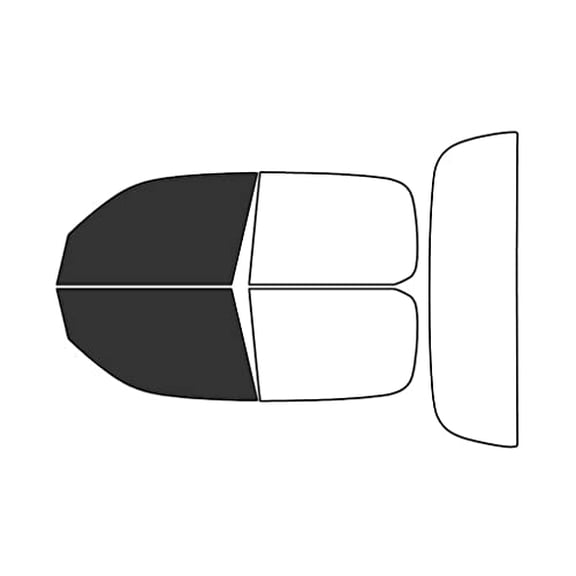 Rvinyl Window Tint Kit Compatible with Toyota Tundra 2000-2006 (4 Door) - Front Precut Kit - 20%