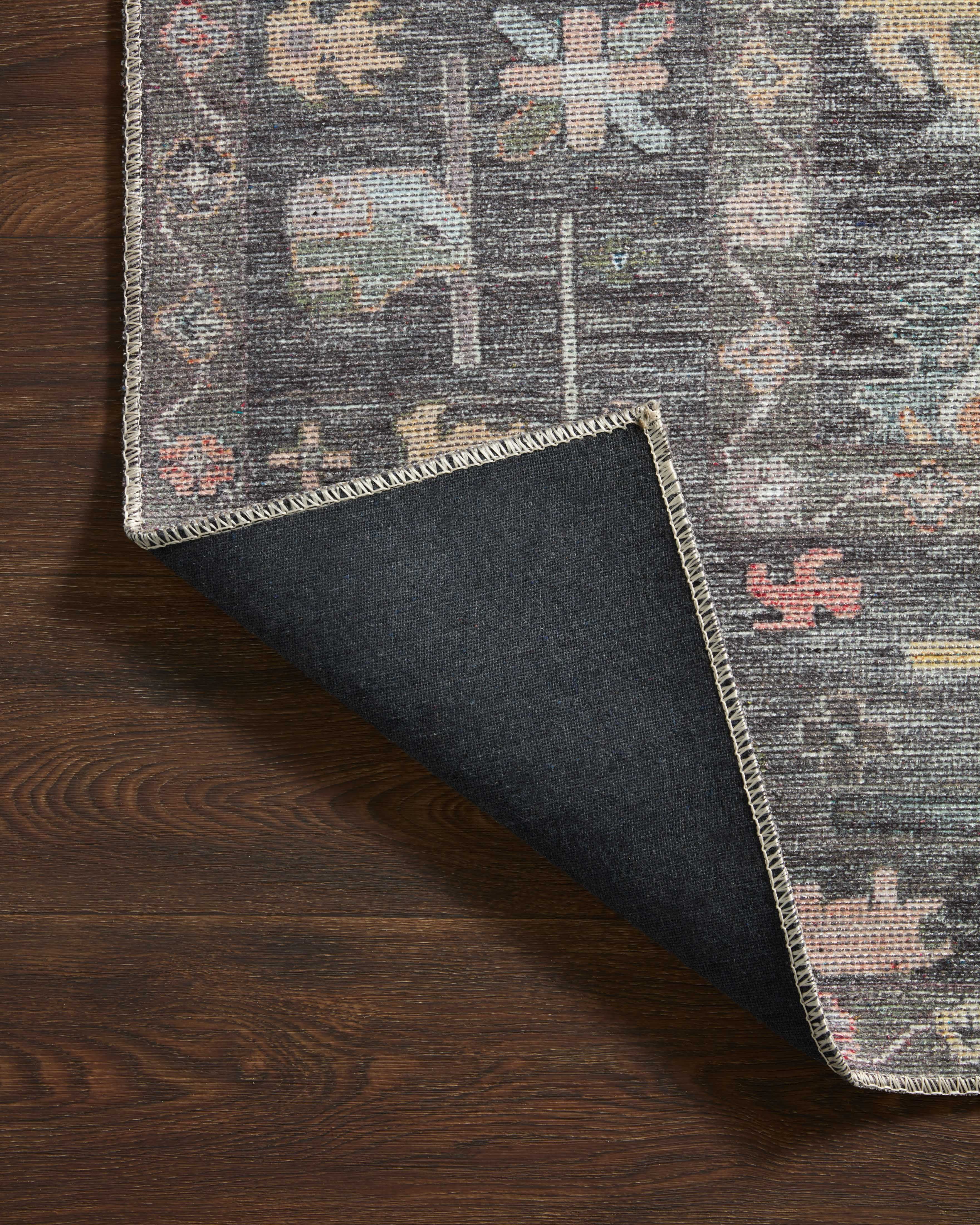 Loloi Elysium Charcoal / Multi 7'-6" x 9'-6" Area Rug