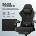 GTPLAYER Pocket Spring Cushion Gaming Chair with Footrest&&Linkage