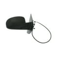 thumbnail image 2 of KarParts360 For Chevy Silverado 2500/3500 HD 2007-2013 Door Mirror Passenger Side | Power Glass | Heated | Manual Foldaway | Textured Black | Replacement For GM1321325 | 20809948, 2 of 7