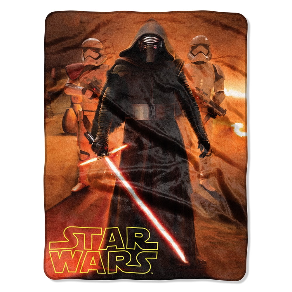 Star Wars The Force Awakens Rebel Fighters Super Soft Throw Blanket 46/"x 60/" in