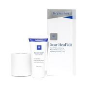 Rejuvaskin Scar Heal Kit - Scar Kit For Large Scar - Scar Treatment for Soften, Flatten, Reduce and Recover Scars - Scar Gel, 4" x 8" Silicone Sheet & Medical Tape - Physician Recommended