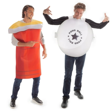 Beer Pong Halloween Couples Costume - Funny Party Outfits for Friends & Partners