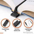 thumbnail image 5 of Superior Essentials Planner Magnetic Bookmark - Genuine Leather, Single Long Ribbon Bible Bookmark for Book Lovers - Amplify Your Love for Books with Our Elegant Ribbon Page Marker 7PC, 1 of Each, 5 of 9