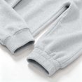 thumbnail image 7 of Women's 2 Piece Outfits Fall Winter Jogger Suits Long Sleeve Crop Tops and Sweatpants Comfy Loungewear Sets with Pockets Casual Tracksuit Gray, 7 of 7