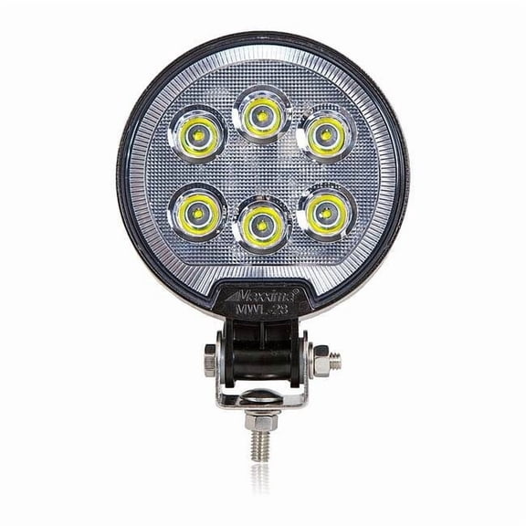 Maxxima Work Light,Round,Clear Lens,1200 Lumens MWL-28