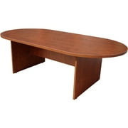 Boss Office Products N136-C Boss Office Products 95W X 47D Race Track Conference Table, Cherry