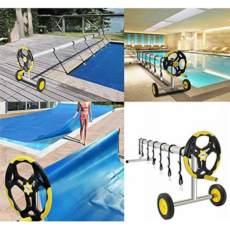 KIHOUT Promotion Solar Cover Reel Attachment Kit  Pool Cover Straps For  Reel - Solar Cover Reel Accessories For In-Ground Swimming Pool Solar  Blanket Cover Reels Straps Germpla 