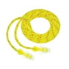 3M 98017 P3001 Tri-Flange Cloth Corded Earplugs, Single Pair