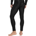 thumbnail image 4 of Runhomal Men's Compression Long Pants Gym Workout Tights Trousers Seamless Quick Dry Base Layer Leggings Black L, 4 of 6
