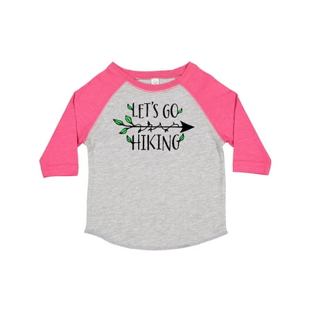 

Inktastic Let s Go Hiking- Arrow and Leaves Boys or Girls Toddler T-Shirt