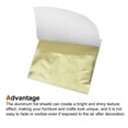 thumbnail image 4 of Gold Leaf Foil Sheet, Dark Silver Leaf Papers, 3.3" x 3.1" for Decoration, Sculptures, Painting, Pack of 200 Pcs, 4 of 5