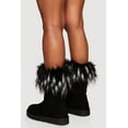 thumbnail image 3 of Women's Faux Fur Cuff Round Toe Boots, 3 of 3