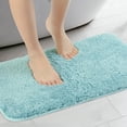 thumbnail image 2 of REGALWOVEN Bathroom Rug Non-Slip Soft Shaggy Bath Mat for Bathroom Blue 16" x 24", 2 of 6