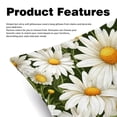 thumbnail image 2 of Daisy Covers Set of 2 with Unique Patterns for Bed, Chair Pillow Covers, Decorative Pillows - Available in 16x16, 18x18, 20x20 Inchesfor Various Occasions, 2 of 6
