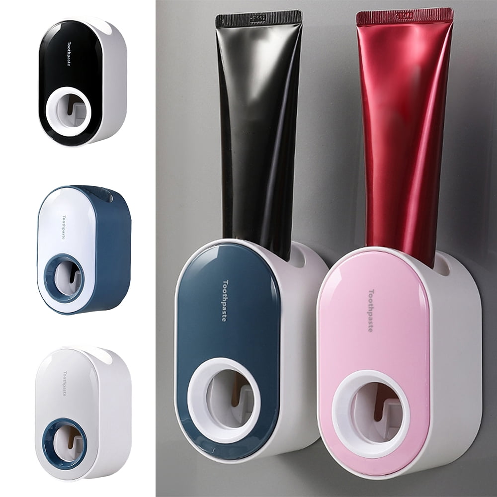 Fyeme Automatic Toothpaste Squeezer Toothpaste Dispenser Wall Mount for Bathroom Automatic Toothpaste Squeezer for Kids & Family Shower