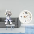 thumbnail image 2 of Figura de , reloj de pared redondo, adorno de resina, silencioso (sin ), ideal para sala de estar, dormitorio u oficina., 2 of 8